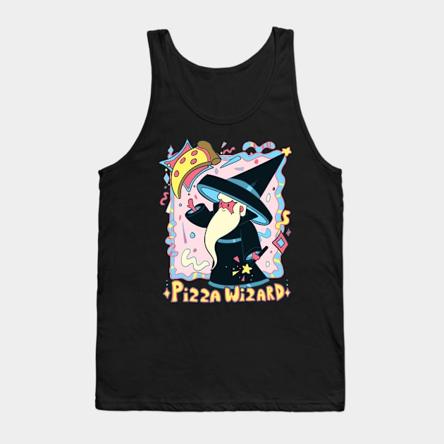 Pizza Wizard party Tank Top by evumango